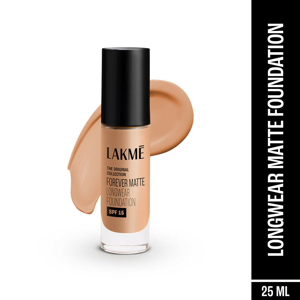 Lakme Forever Matte Longwear Foundation - Warm Natural | Grocsy