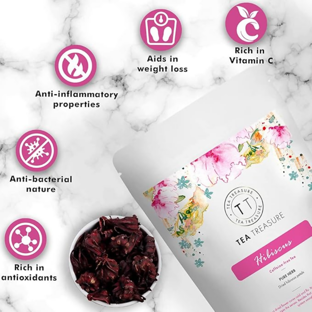 Tea Treasure Hibiscus Flower Tea | Grocsy