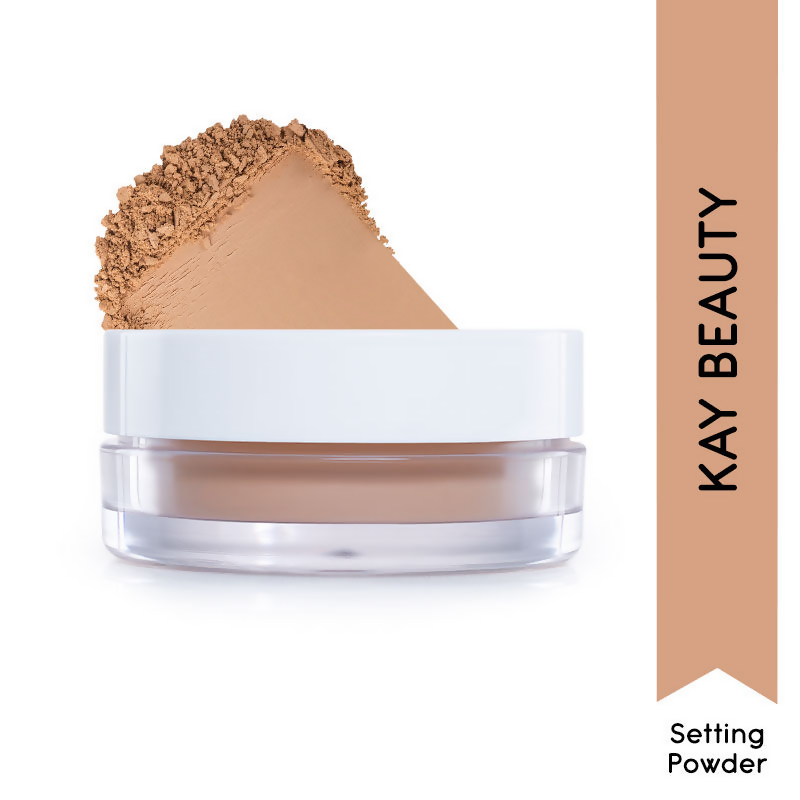 Kay Beauty By Katrina Kaif Matte HD Setting Loose Powder - Pecan | Grocsy