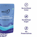 Oraah Turmeric Ashwagandha Herbal Tea | Grocsy
