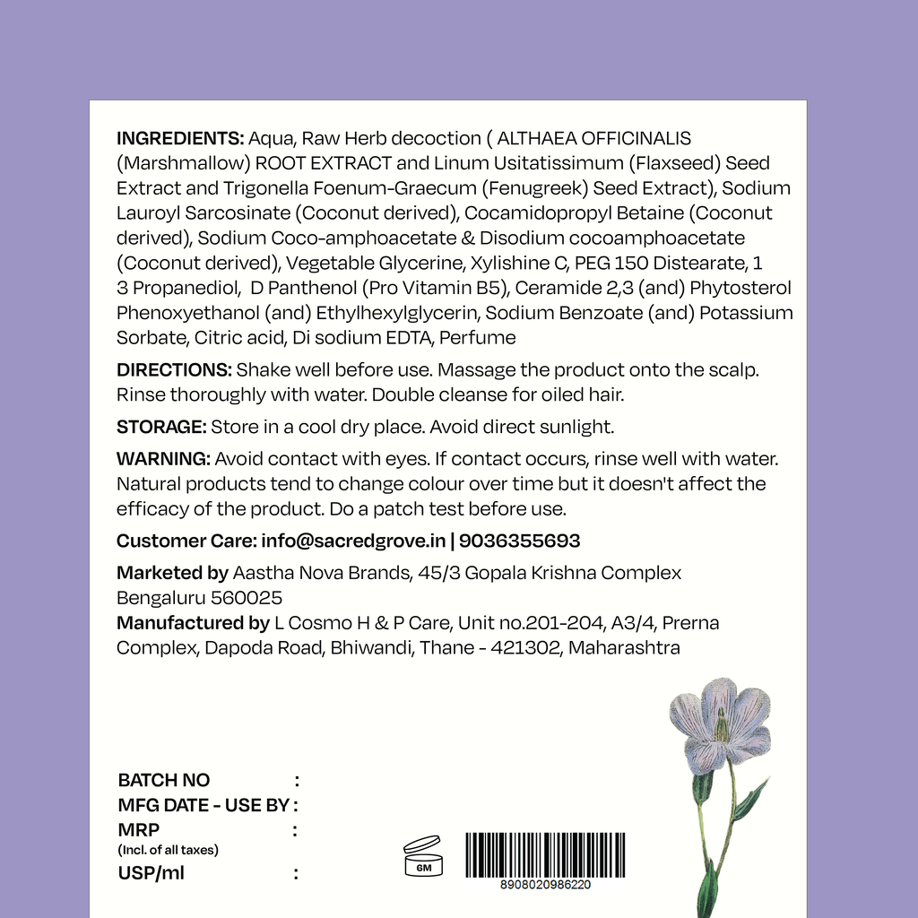 Sacred Grove Marshmallow Root Deep Conditioning Combo | Grocsy