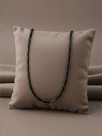 NVR Men's Black Toned Silver plated chain | Grocsy