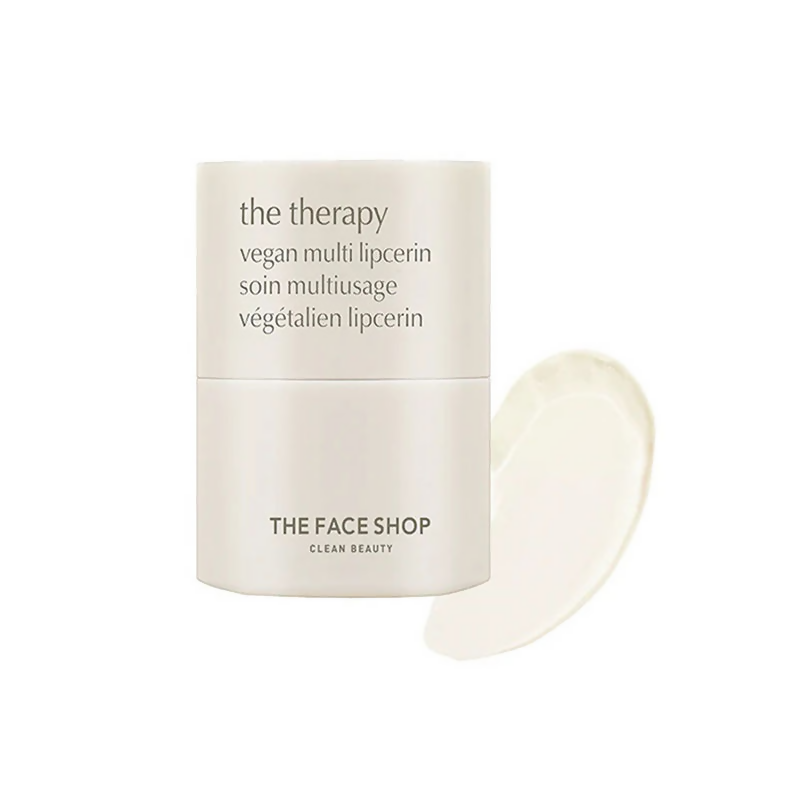 The Face Shop The Therapy Lipcerin, 12HR Moisture Lip Mask, Balm & Scrub | Grocsy