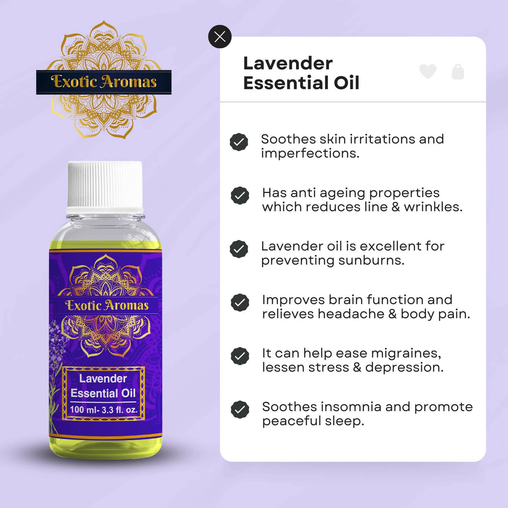 Exotic Aromas Lavender Essential Oil | Grocsy