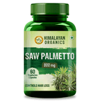 Himalayan Organics Saw Palmetto 800 mg Vegetarian Capsules | Grocsy