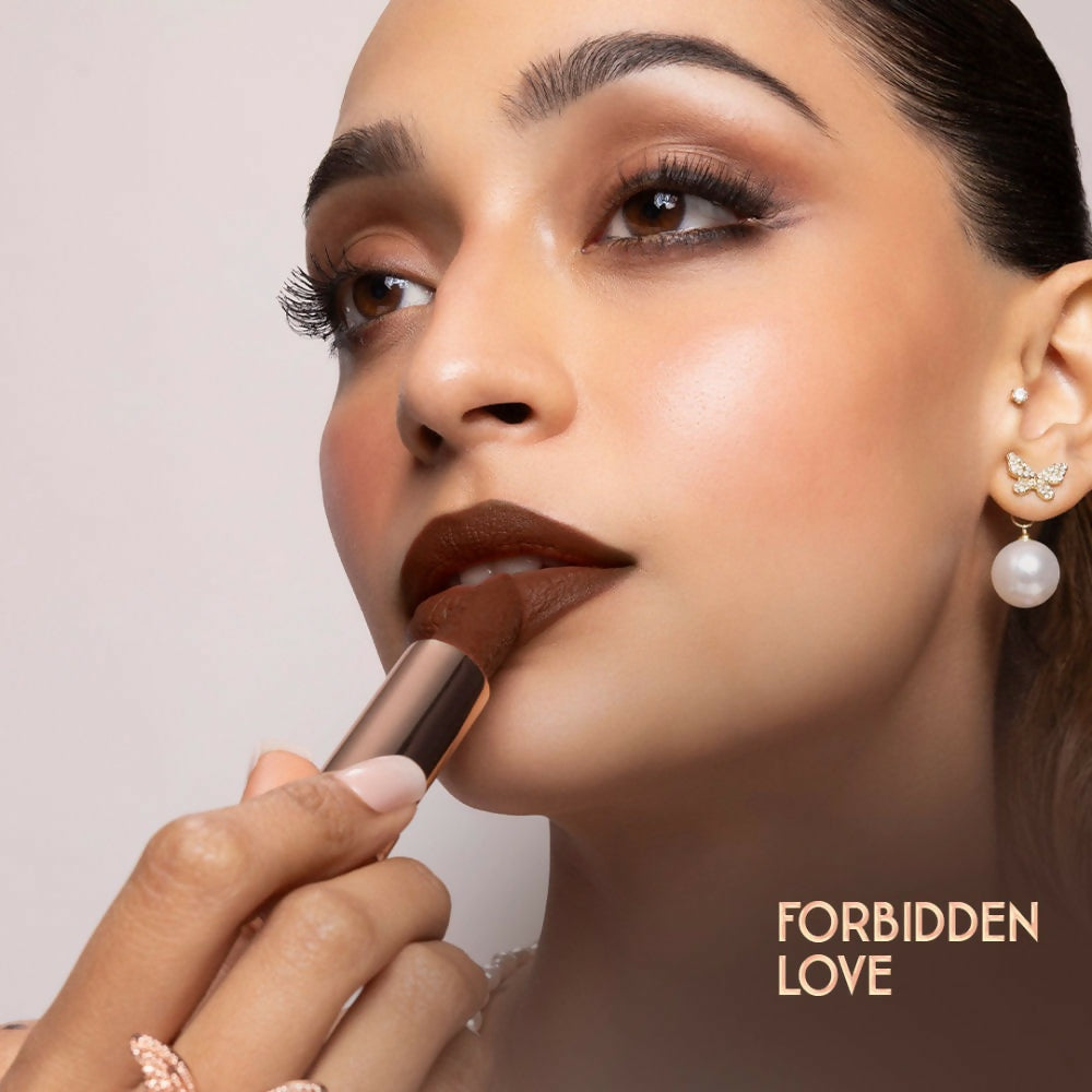 Nykaa Cosmetics X Bridgerton Creamy Matte Longwear Lipstick - Forbidden Love | Grocsy