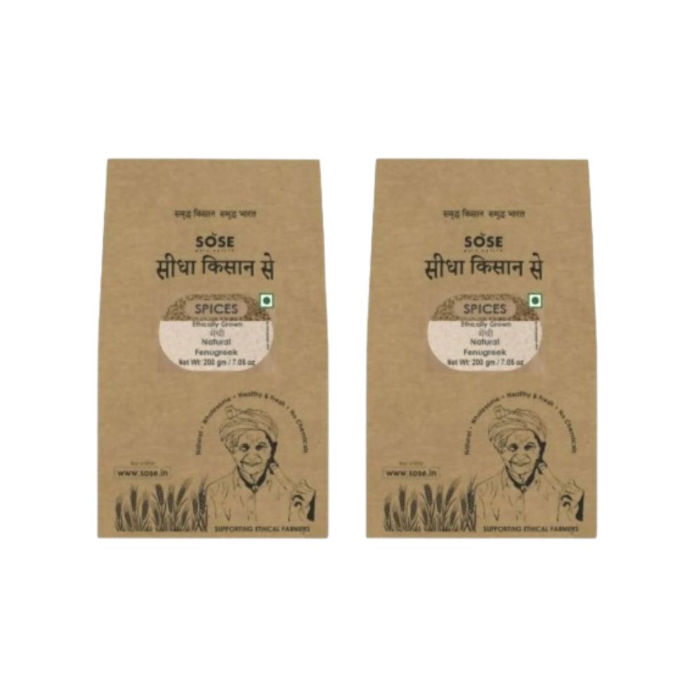 Gir Sidha Kisan Se Natural Fenugreek Seeds (Methi) | Grocsy