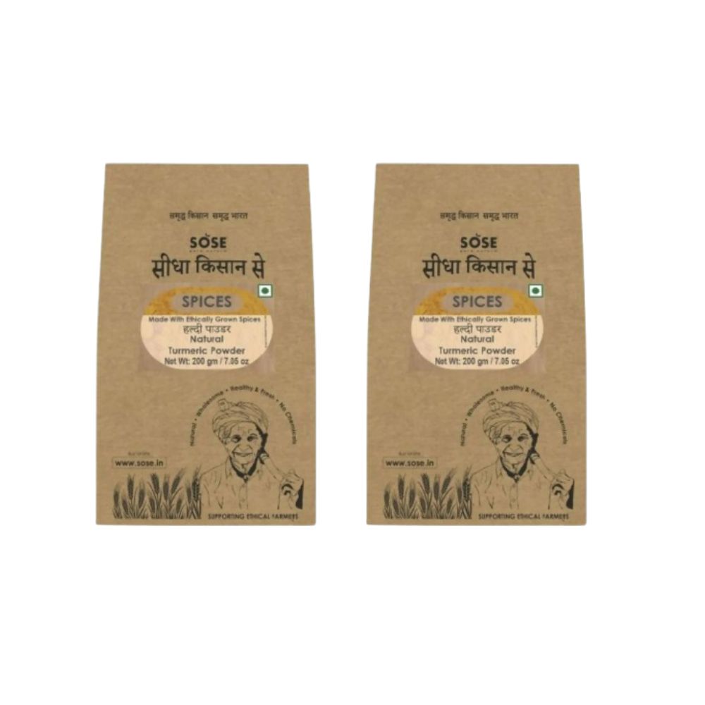 Gir Sidha Kisan Se Natural Turmeric Powder (Haldi) | Grocsy