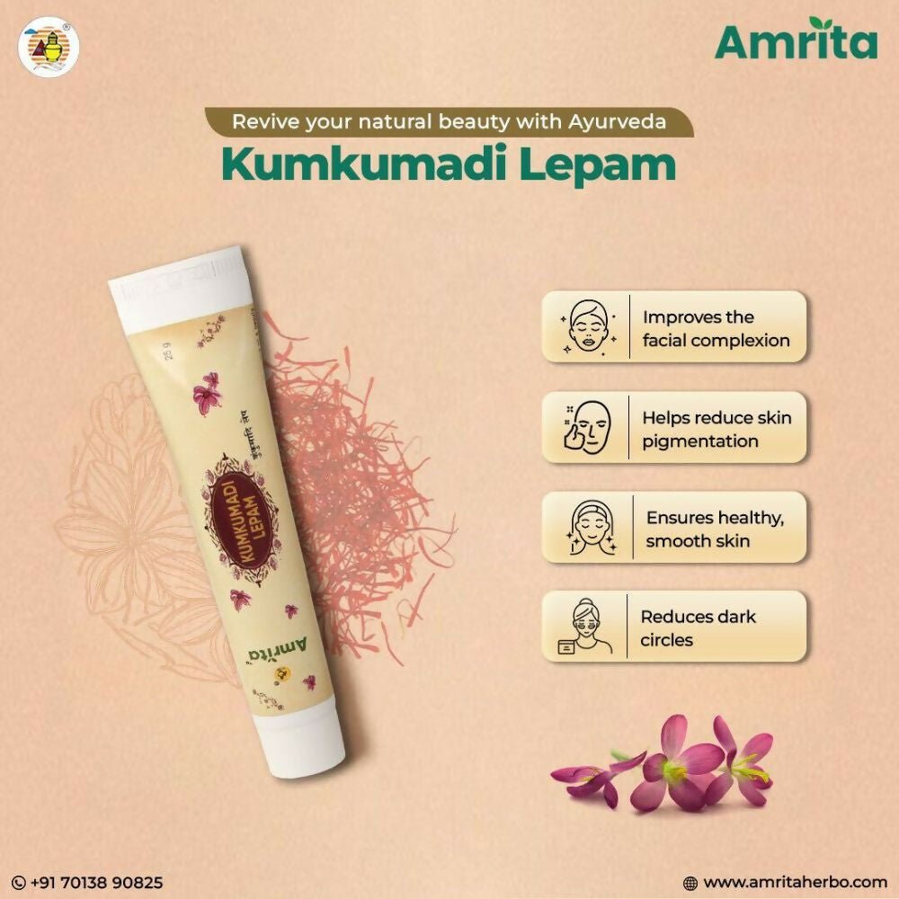 Amrita Kumkumadi Lepam | Grocsy