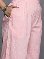 Ahalyaa Women's Traditional wear Kurta Set - Pink | Grocsy