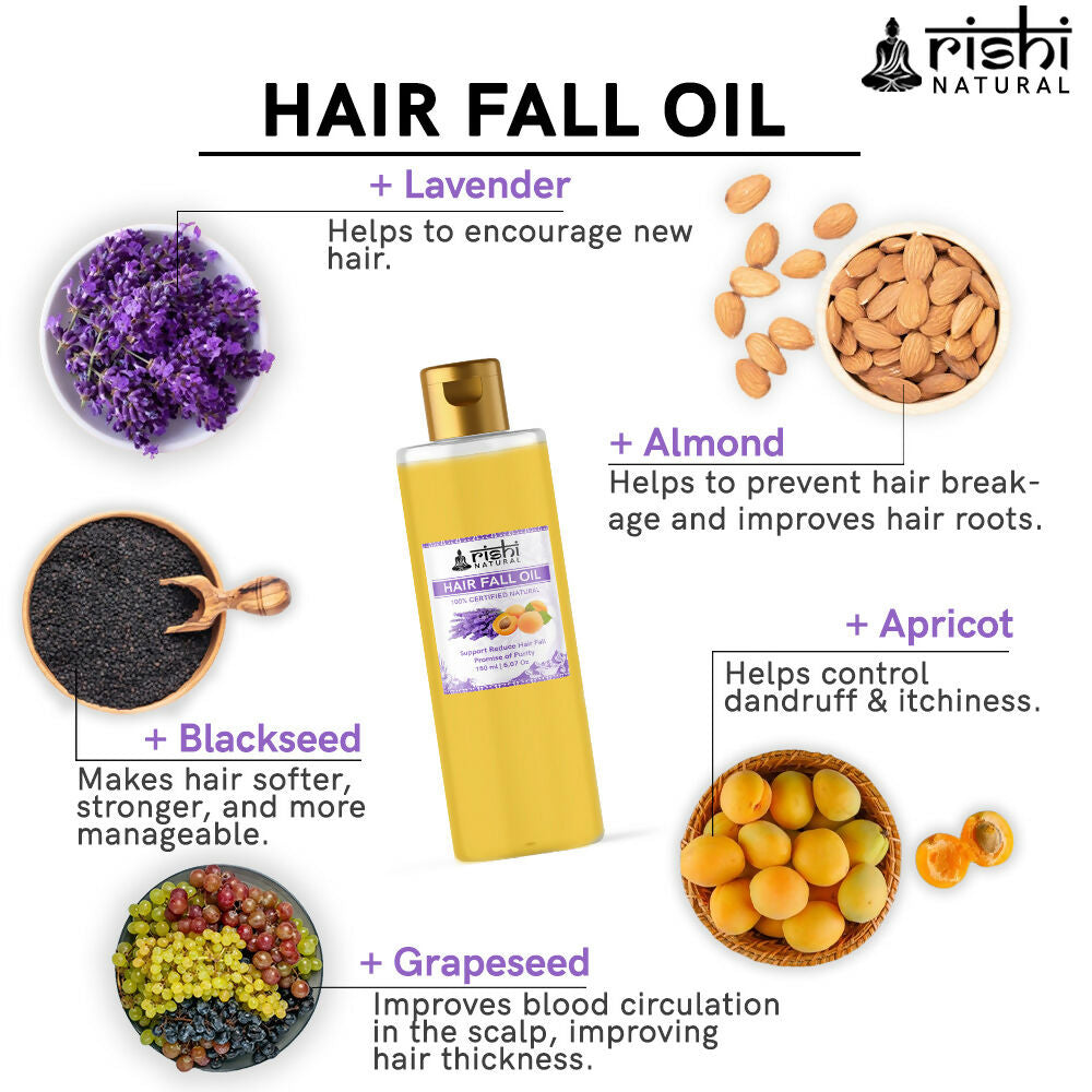 Rishi Natural Hair Fall Control Oil | Grocsy
