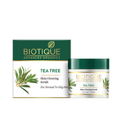 Biotique Advanced Organics Tea Tree Skin Clearing Scrub | Grocsy