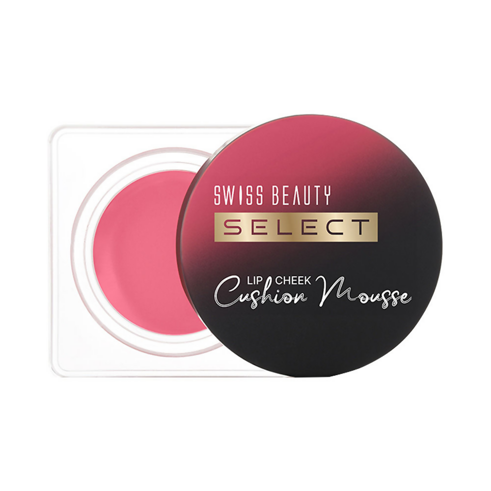Swiss Beauty Select Lip And Cheek Cushion Mousse With Vitamin E - 1 Empress Pink | Grocsy