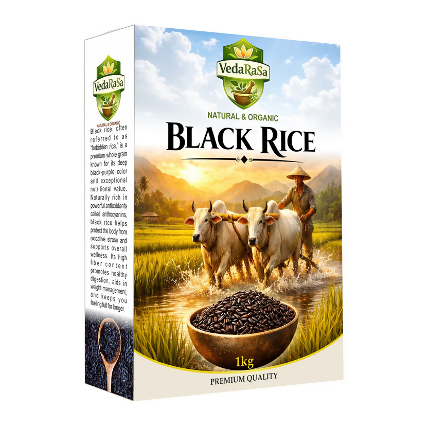 VedaRaSa Natural & Organic Black Rice | Grocsy