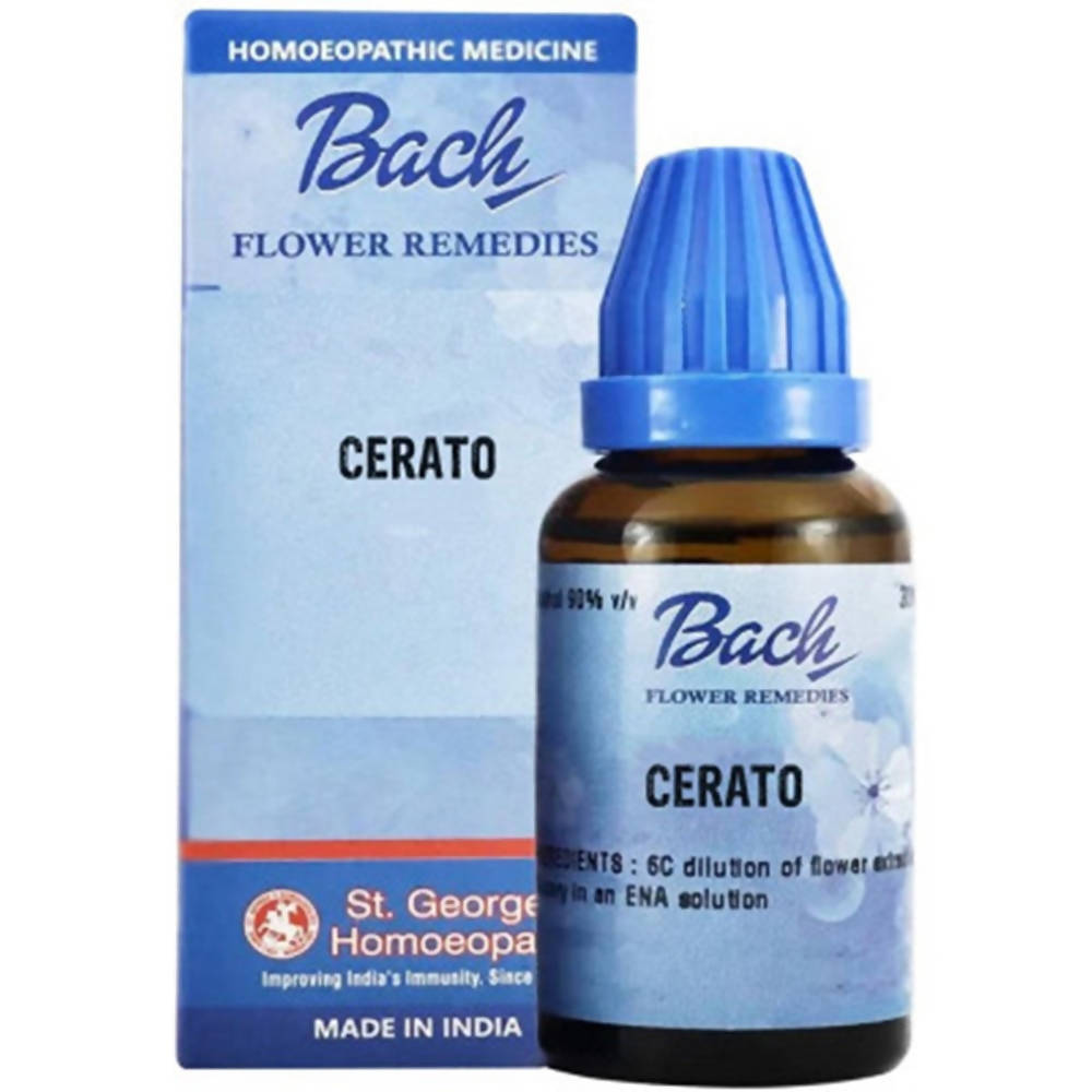St. George's Bach Flower Remedies Cerato Dilution | Grocsy