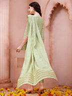 Thread Embroidered Kurta With Pant And Dupatta Set, Multicolor - Hiral Fashion | Grocsy