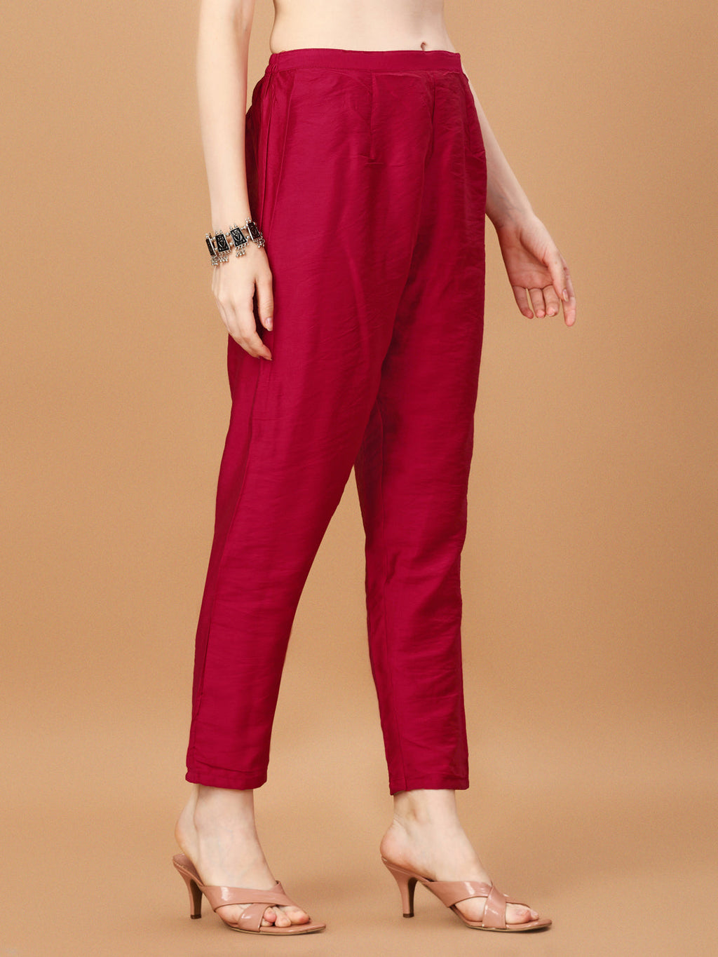 Embroidered Kurta With Pant And Embroidered Dupatta Set, Multicolor - Hiral Fashion | Grocsy