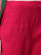 Hand Embroidered Kurta With Pant & Embroidered Dupatta, Multicolor - Hiral Fashion | Grocsy