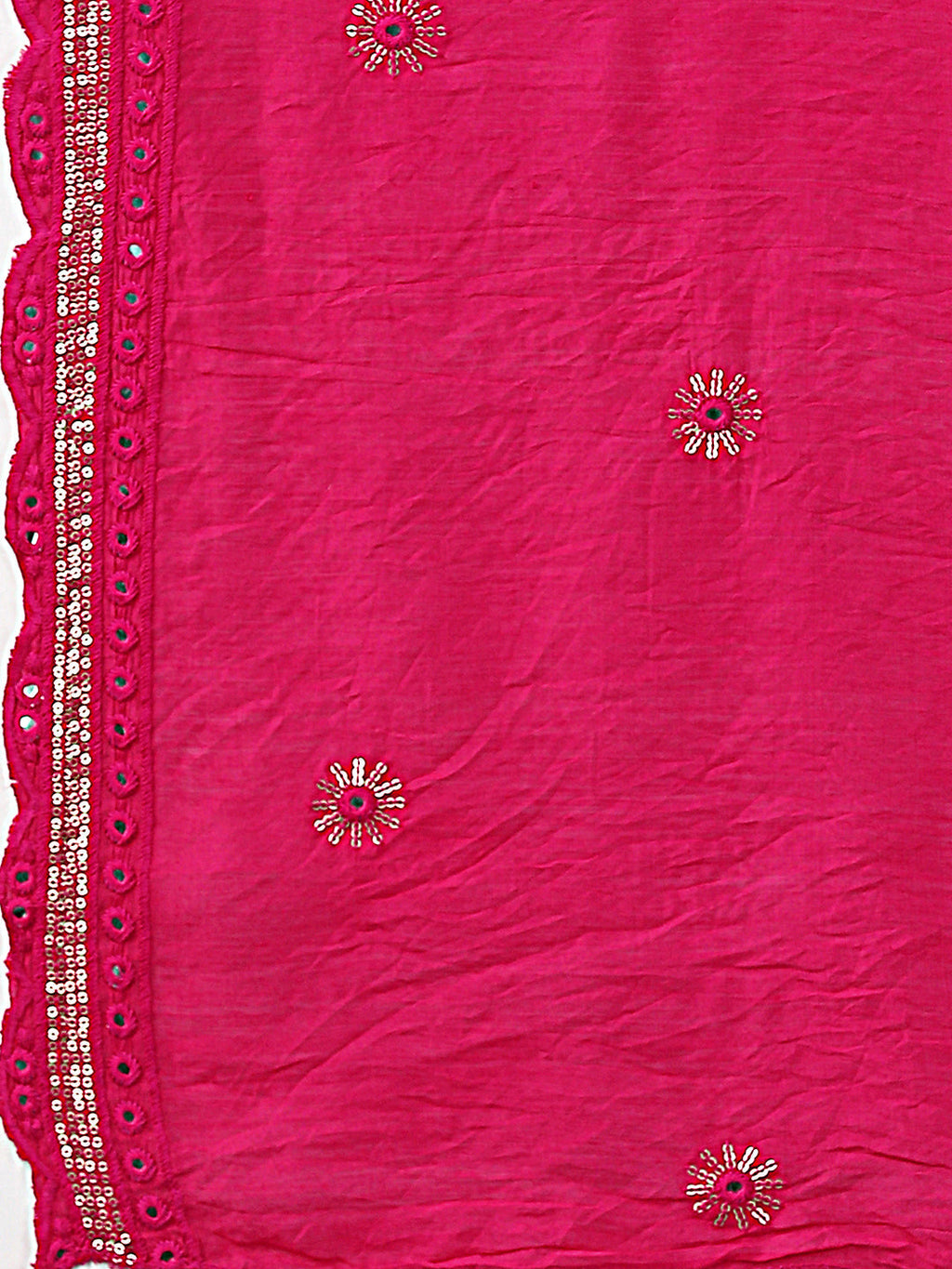 Hand Embroidered Kurta With Pant & Embroidered Dupatta, Multicolor - Hiral Fashion | Grocsy