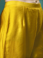 Hand Embroidered Kurta With Pant & Embroidered Dupatta, Multicolor - Hiral Fashion | Grocsy