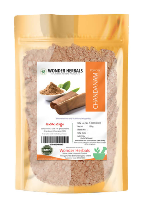 Wonder Herbals Pure Sandalwood Face Pack | Grocsy