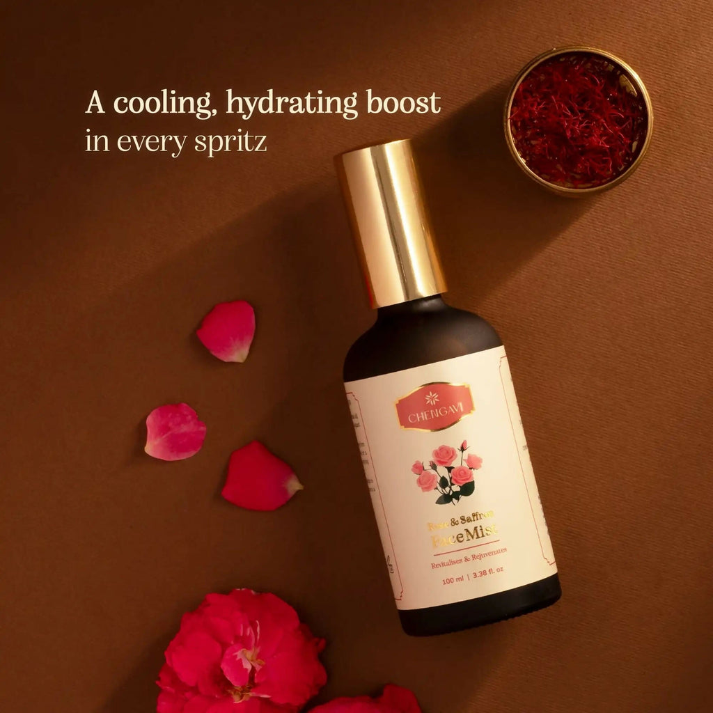 Chengavi Rose & Saffron Face Mist | Grocsy