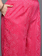 Ahalyaa Women's Traditional wear Co-ords - Pink | Grocsy