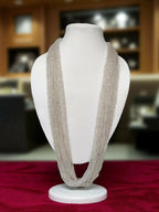 Inhanns Rangsaaz 20-Layer Luxe Long Beaded Only Necklace - Rainbow Beads Only Necklace | Grocsy