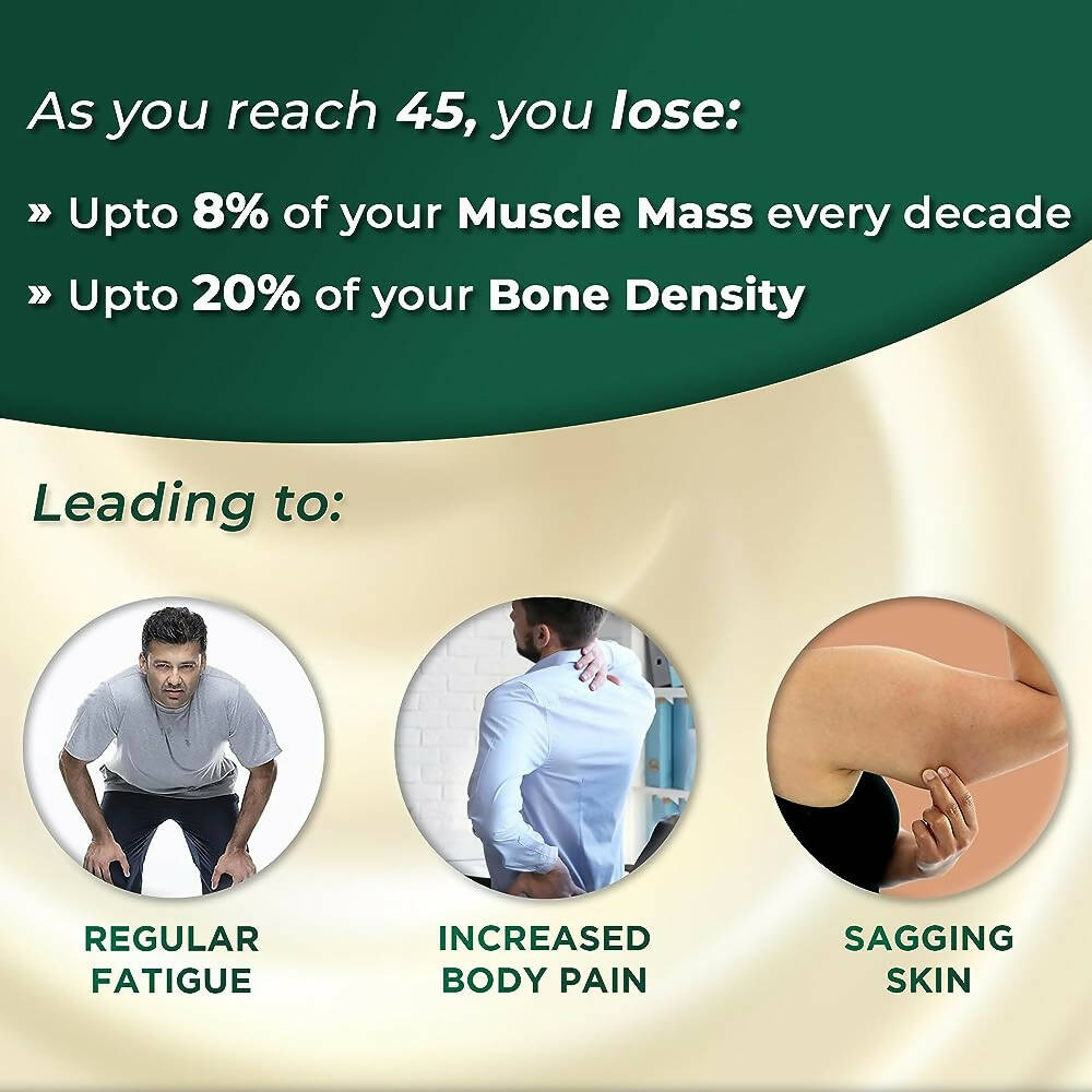 Vansaar 45+ Pro-Strength Nutrition Health Drink for Adults | Grocsy