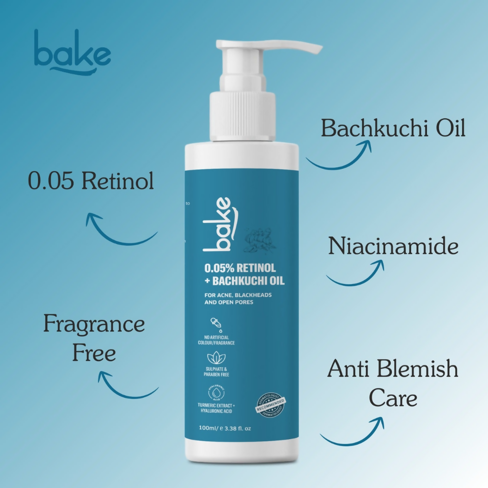 Bake 0.05% Retinol Face Cleanser | Grocsy