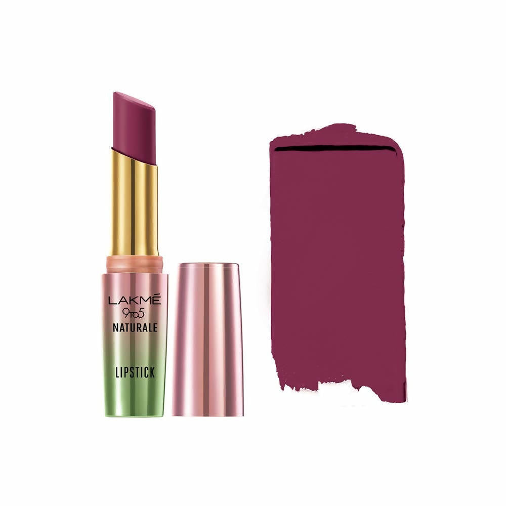 Lakme 9To5 Naturale Matte Lipstick - Magenta Minx | Grocsy