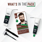 Nisha Beard Colour for Men - Natural Brown | Grocsy