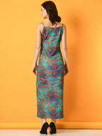 Myshka Women's Multi Printed Party Dress | Grocsy