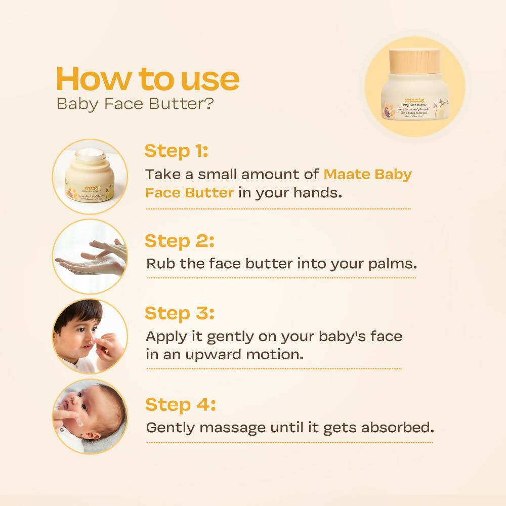 Maate Baby Face Butter Enriched with Shea Butter & Avocado | Grocsy