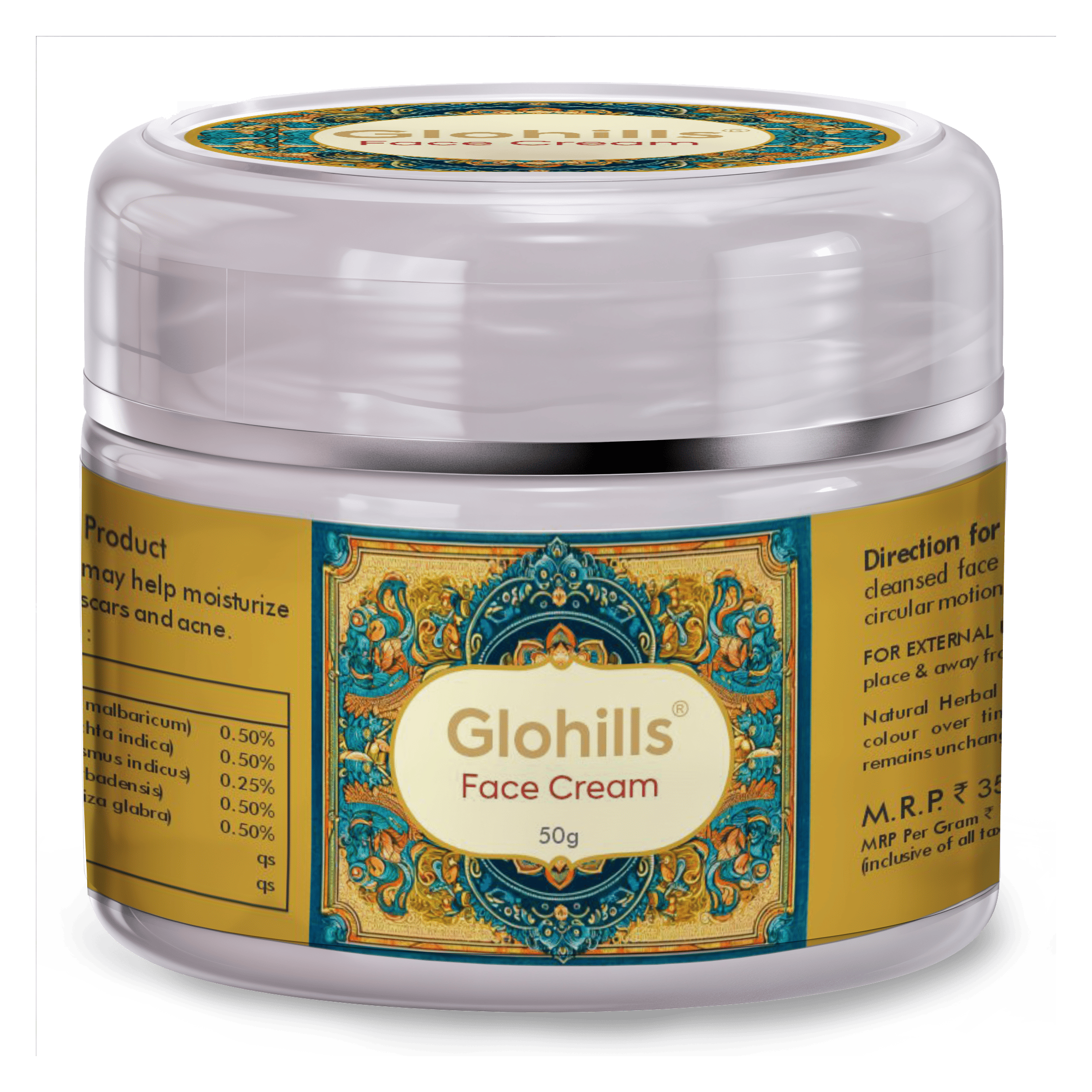 Herbal Hills Glohills Face Cream | Grocsy
