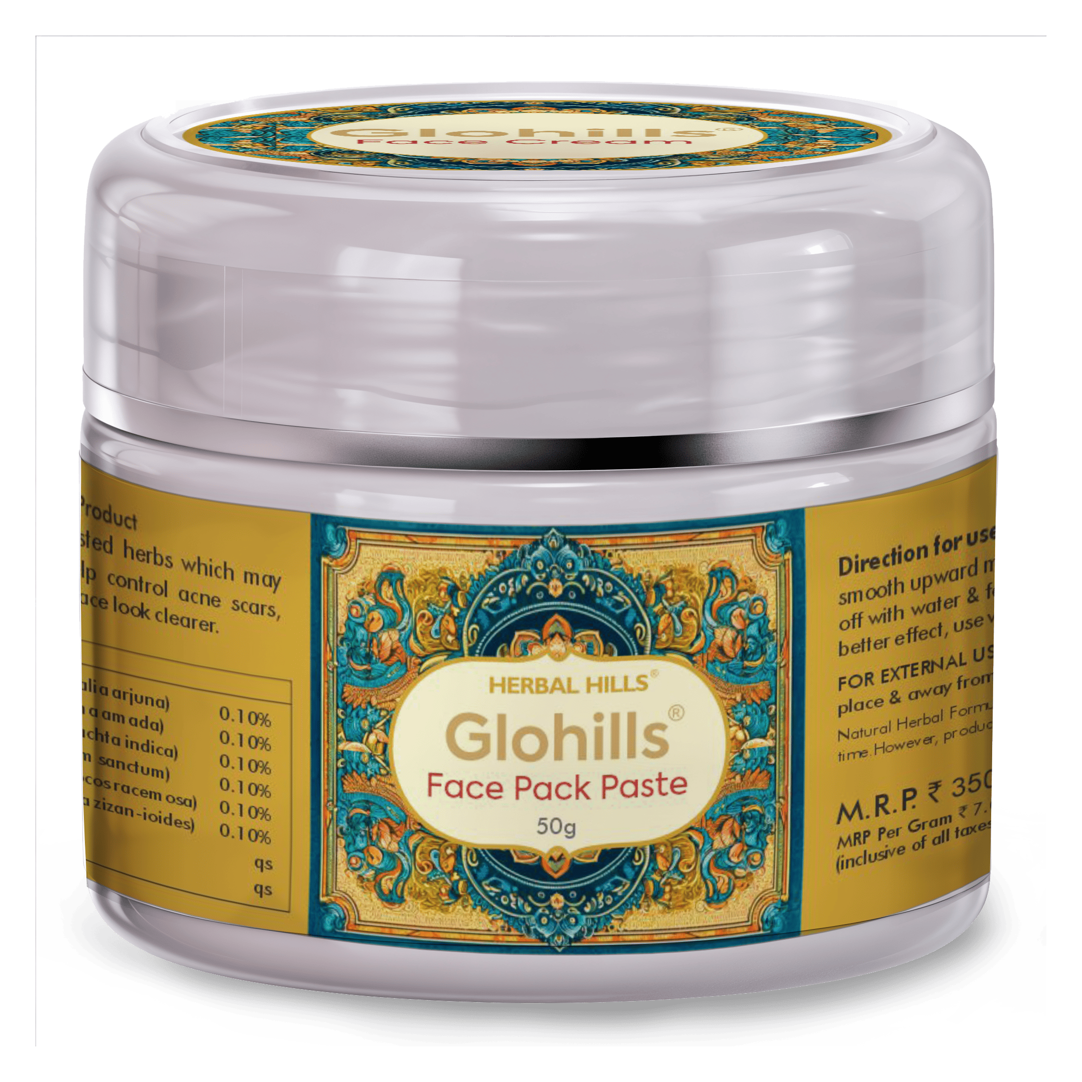 Herbal Hills Glohills Face Pack | Grocsy