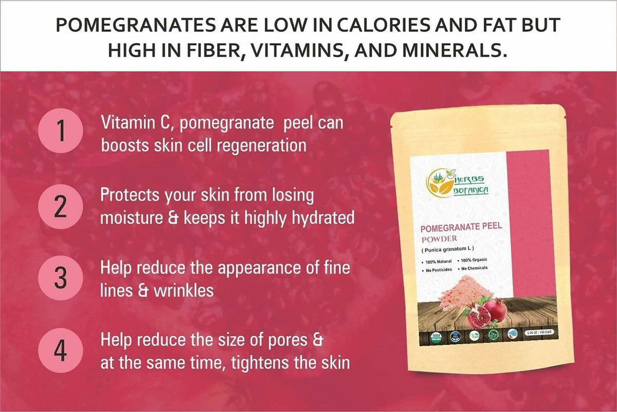 Herbs Botanica Pomegranate Peel Powder | Grocsy