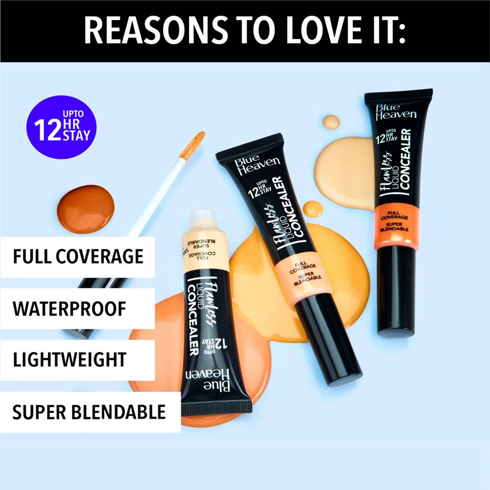 Blue Heaven Flawless Liquid Concealer Caramel | Grocsy