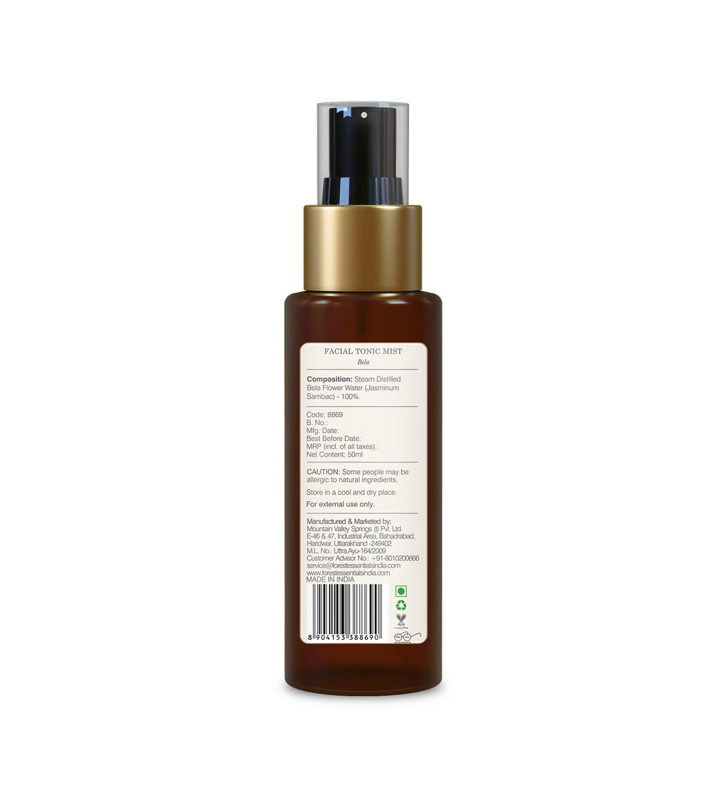 Forest Essentials Travel Size Facial Tonic Mist Bela | Grocsy
