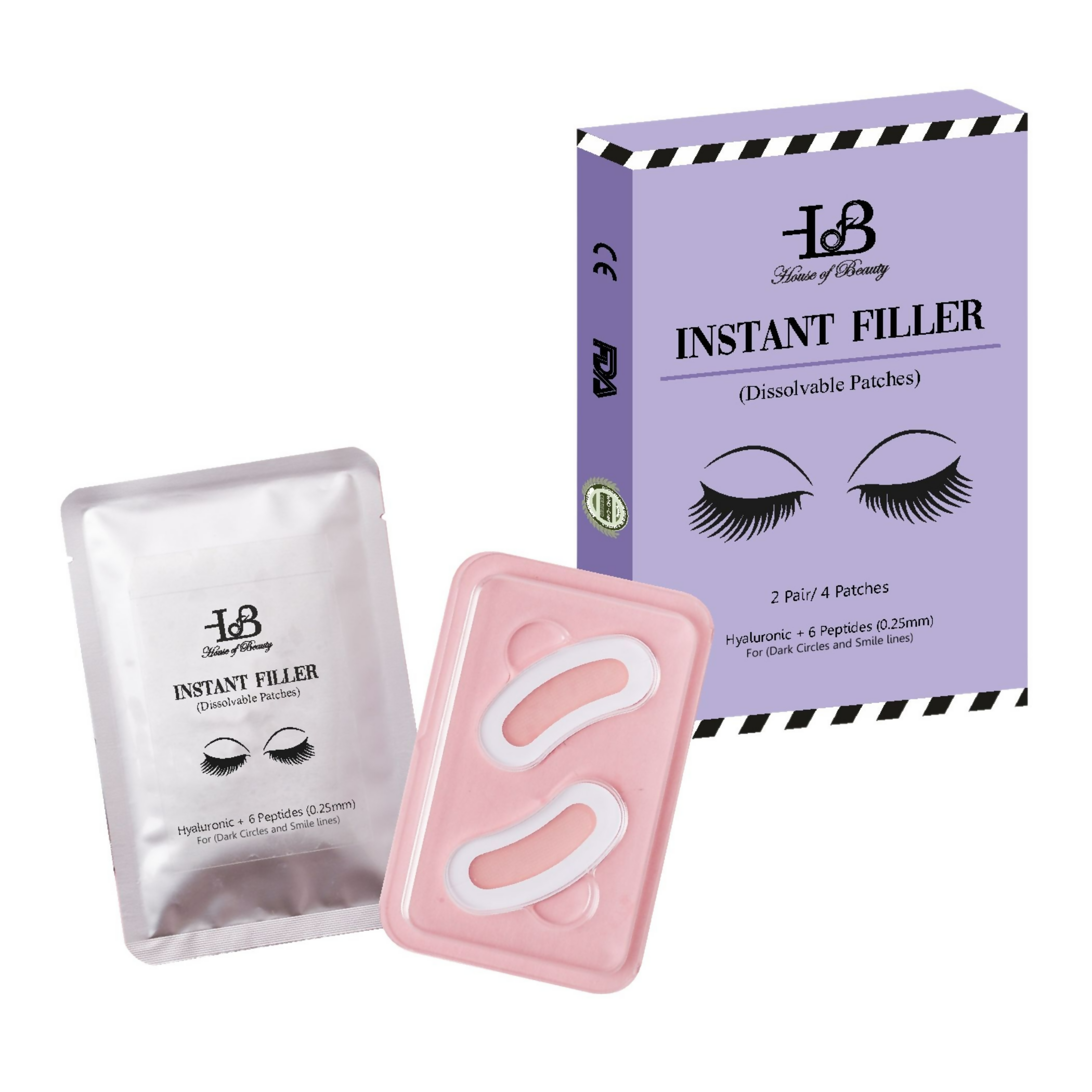 House of Beauty Instant Filler - Dissolvable Patches 0.25mm | Grocsy