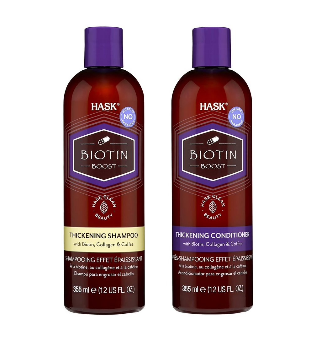 HASK Biotin Boost Thickening Shampoo & Conditioner | Grocsy