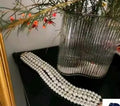 Jewel City White Multi-Strand Pearl Choker Necklace | Elegant Layered Pearl Statement Jewelry | Grocsy