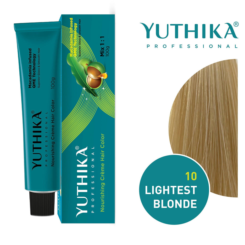 Yuthika Professional Creme Hair Colour - Lightest Blonde | Grocsy