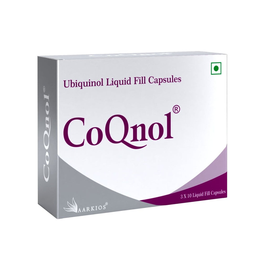 Aarkios CoQnol Ubiquinol 100 mg Capsules | Grocsy