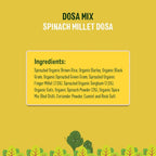 Timios Organic Millet Spinach Dosa Mix | Grocsy