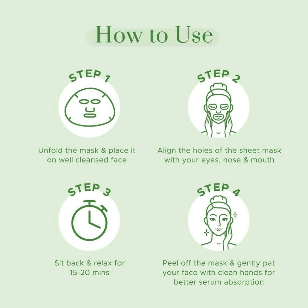 PureSense Nourishing Sheet Mask with Aloe Vera & Cucumber | Grocsy