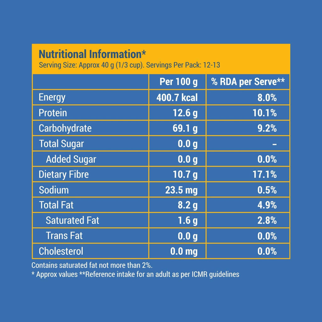 Slurrp Farm Rolled Oats (Jumbo Rolled) No Added Sugar | Grocsy