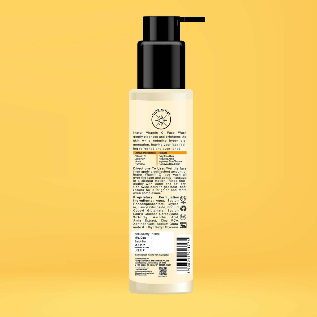 Inatur Vitamin C Face Wash | Grocsy