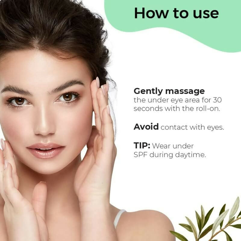 Pilgrim Roll-on Under Eye Cream Massage Roller To Reduce Dark Circles, Puffiness, and Fine Lines | Grocsy