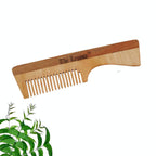 The Legend Organic Pure Neem Wood Comb With Handle | Grocsy